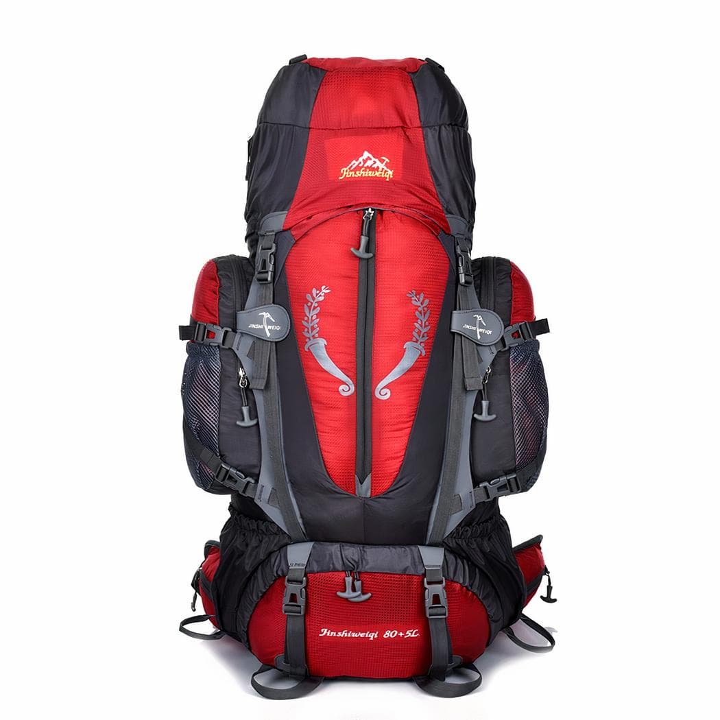 Sac de randonnée grande capacité - rouge