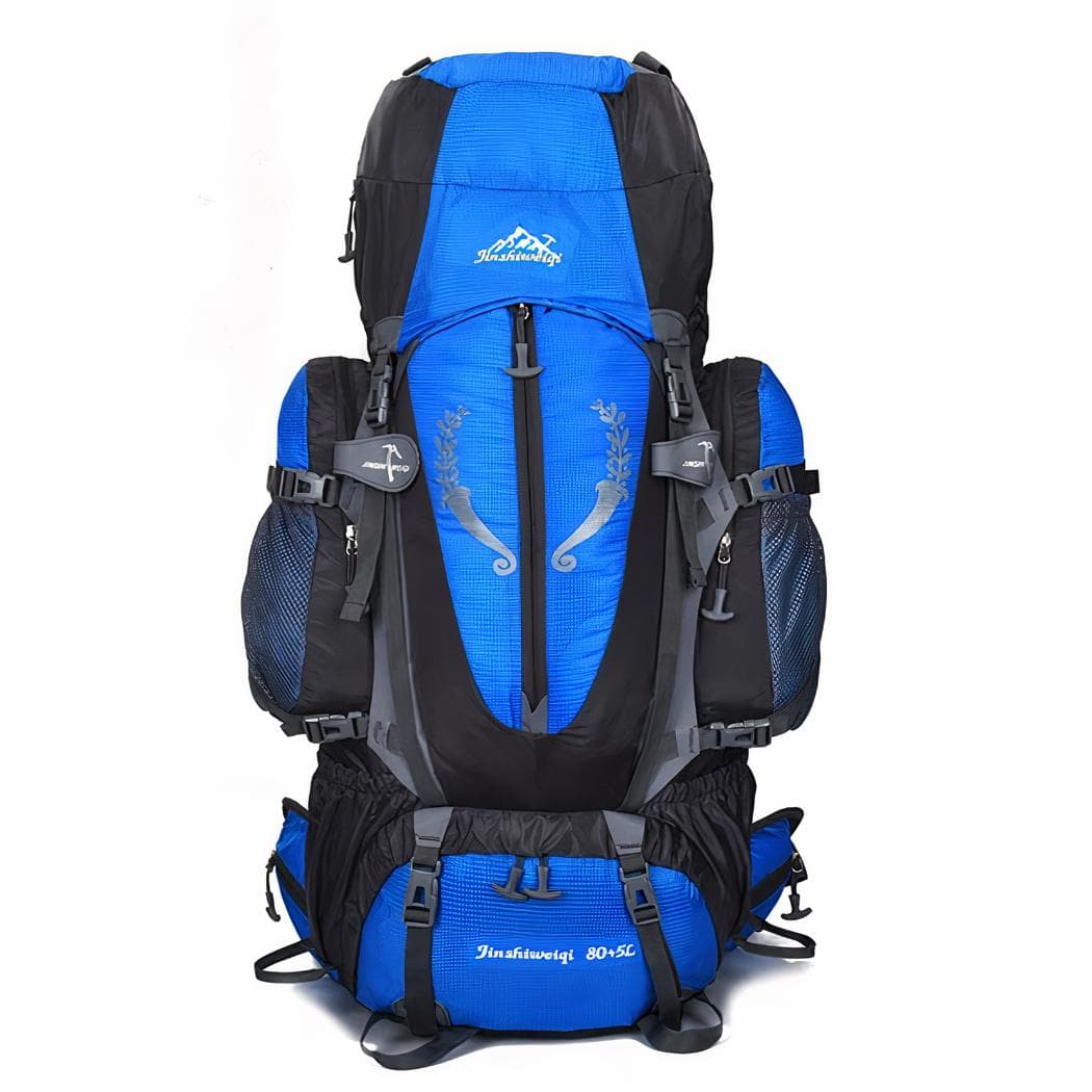 Sac de randonnée grande capacité - bleu-fonce