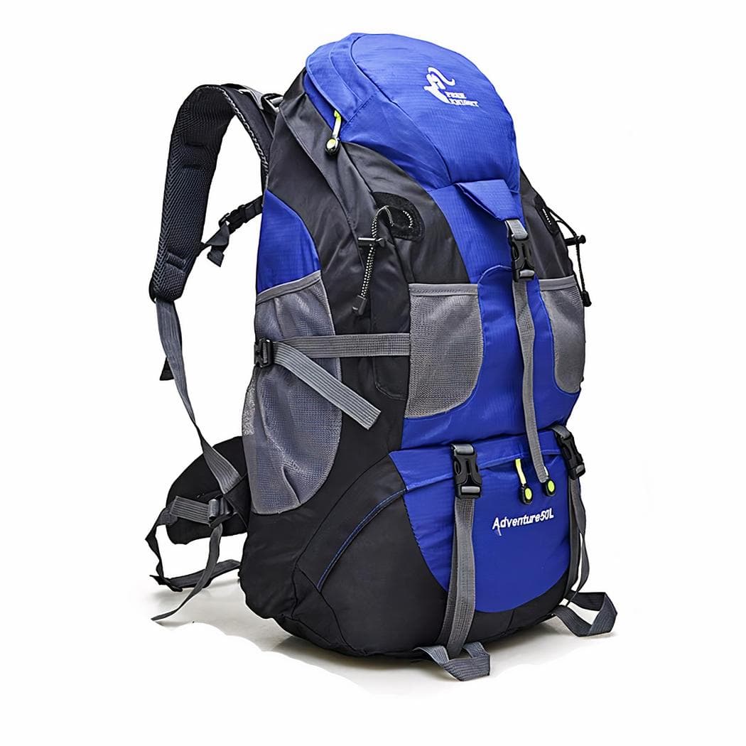 Sac à dos de randonnée 50 litres - bleu