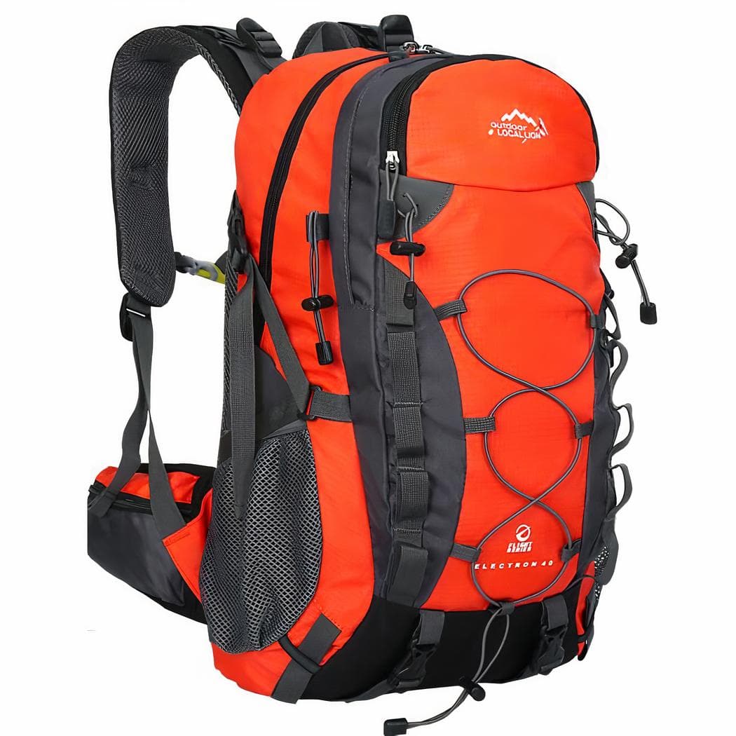 Sac à dos de randonnée grande capacité de rangement - orange