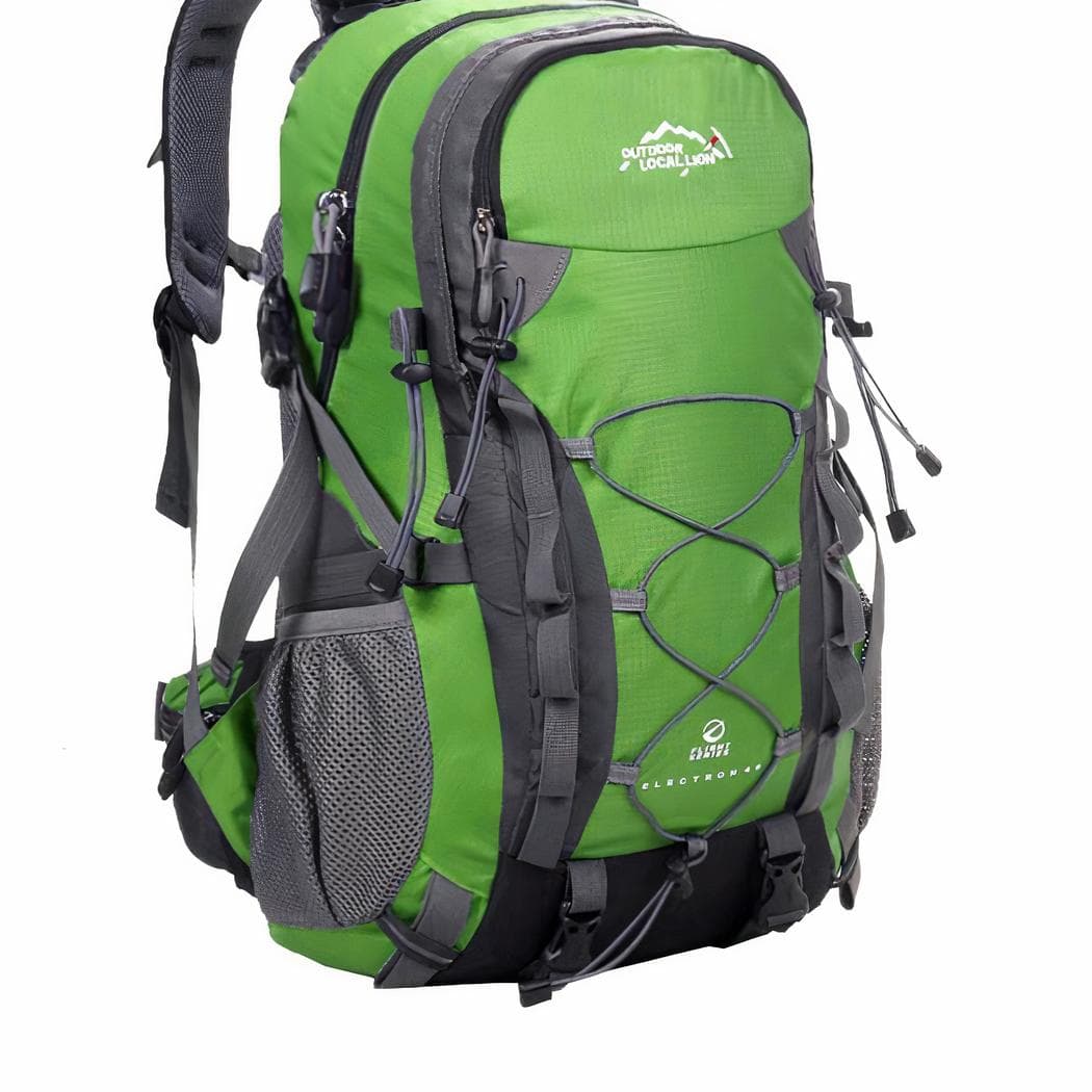 Sac à dos de randonnée grande capacité de rangement - vert