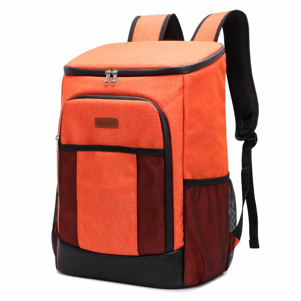 Sac à dos isotherme et étanche style militaire - orange