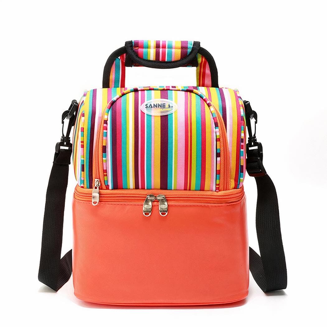 Sac à bandoulière isotherme double couche - orange