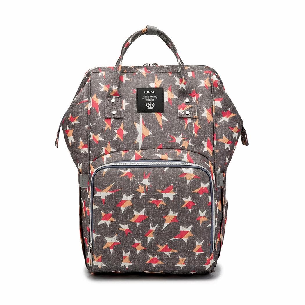 Sac à langer coloré grande capacité pour bébé - gris