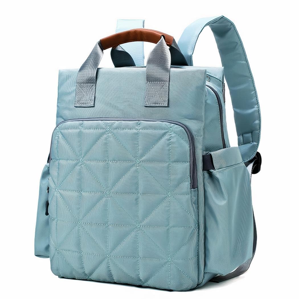Sac à langer en nylon pour bébé - bleu