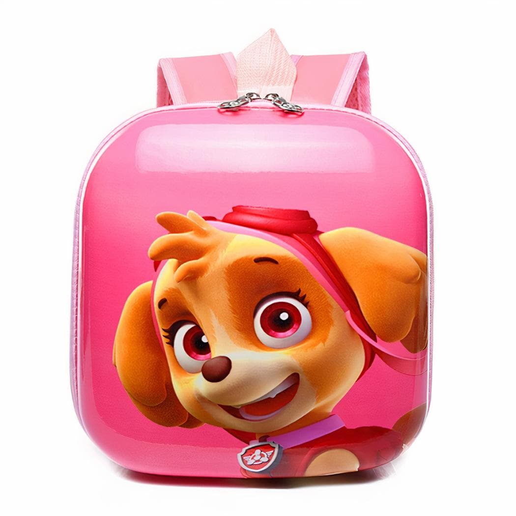 Sac d'école carré à coque rigide Pat'Patrouille - rose