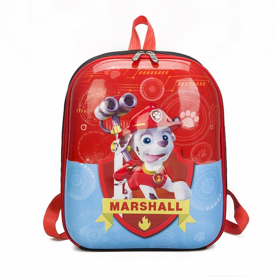 Sac à dos d'école Pat'Patrouille rigide - rouge