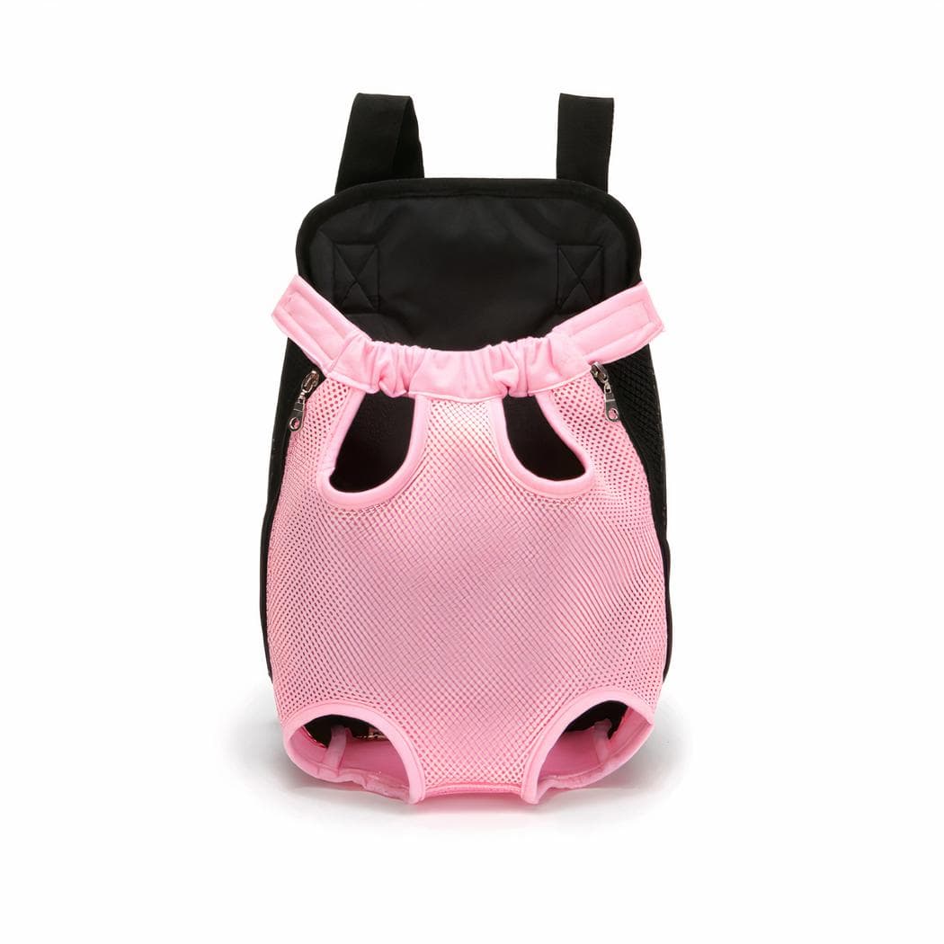 Sac à dos kangourou réglable pour chien - rose,m