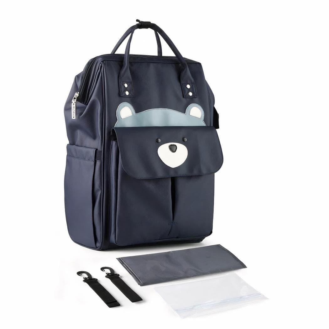 Sac à dos à langer mignon pour bébé - bleu
