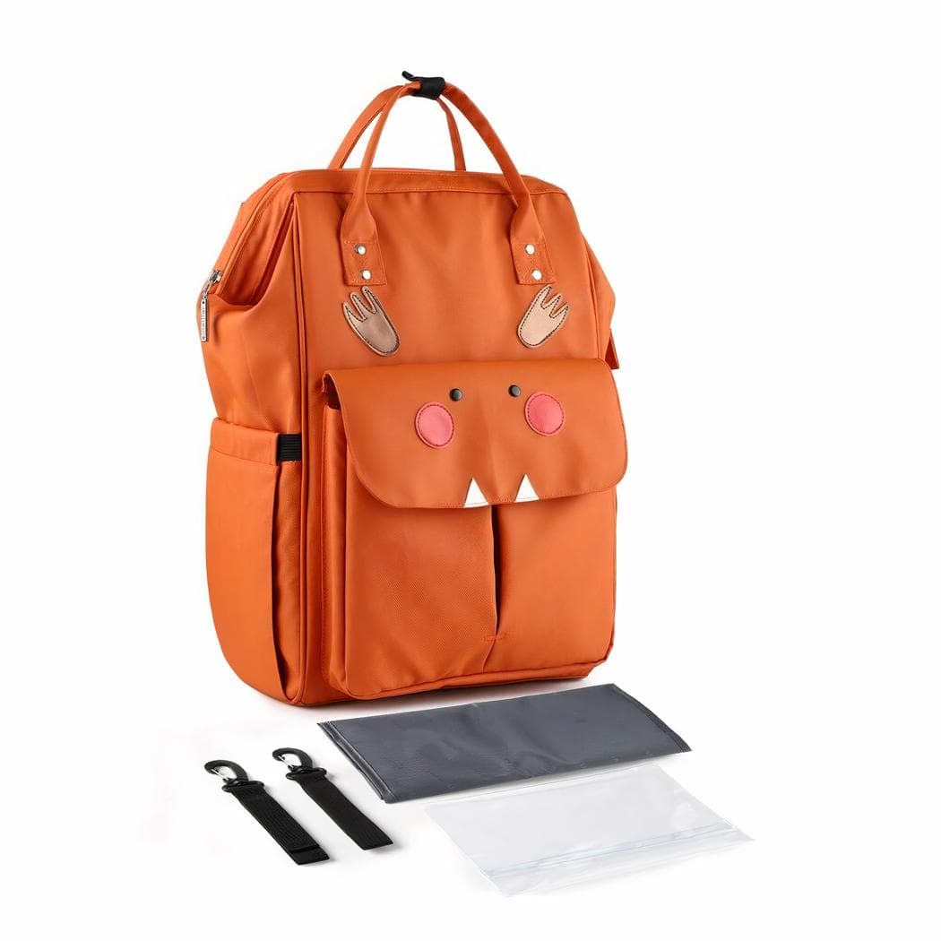 Sac à dos à langer mignon pour bébé - orange