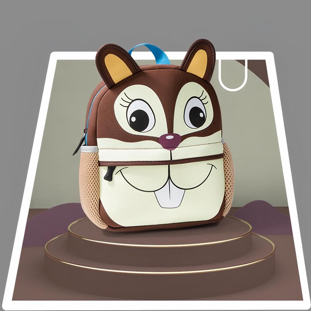 Sac à dos animaux 3D pour enfant - ecureuil