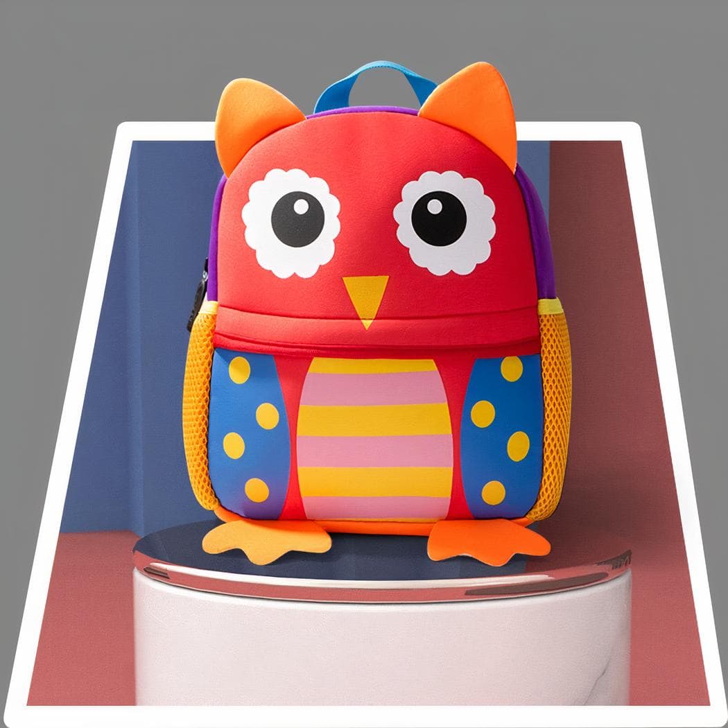 Sac à dos animaux 3D pour enfant - hibou