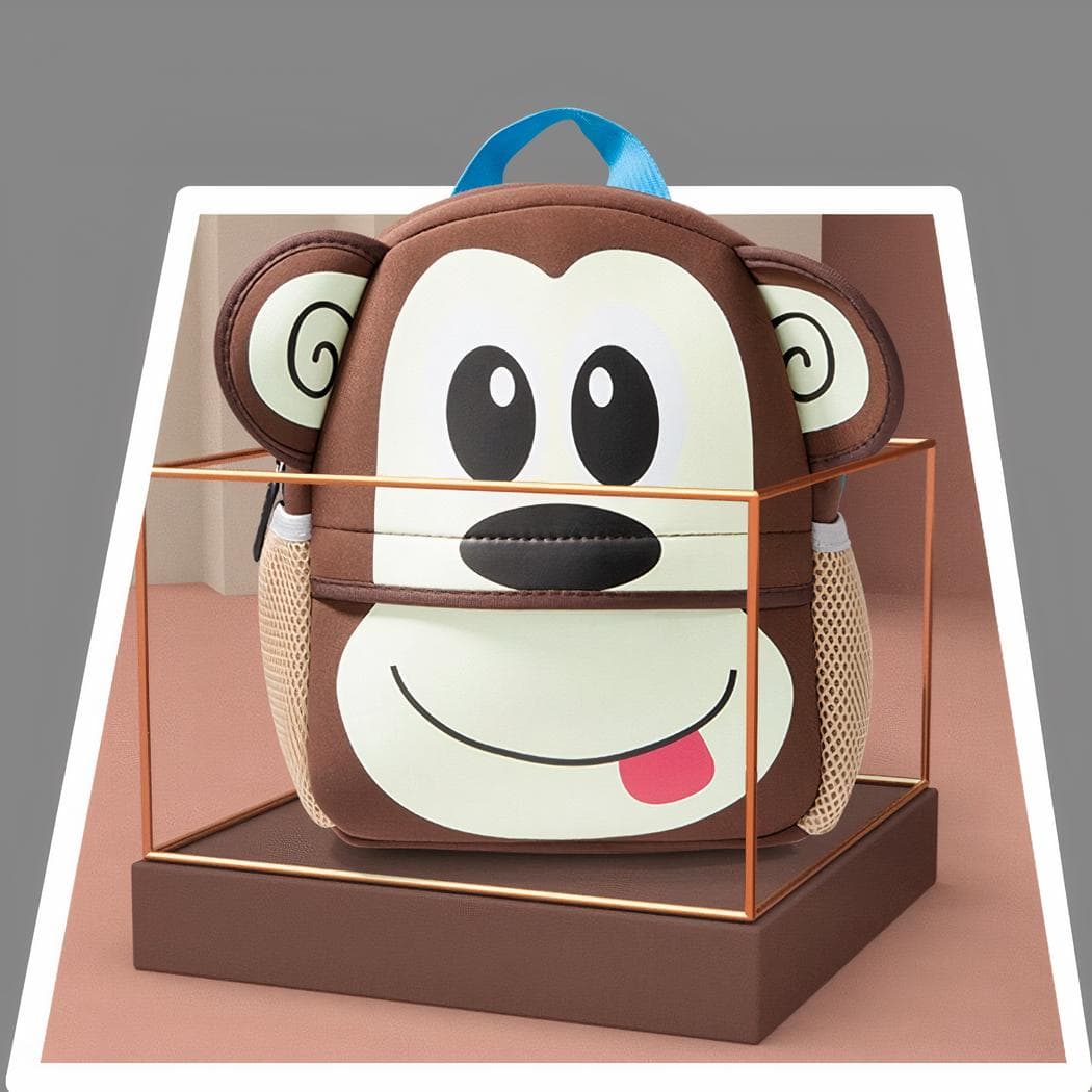 Sac à dos animaux 3D pour enfant - singe