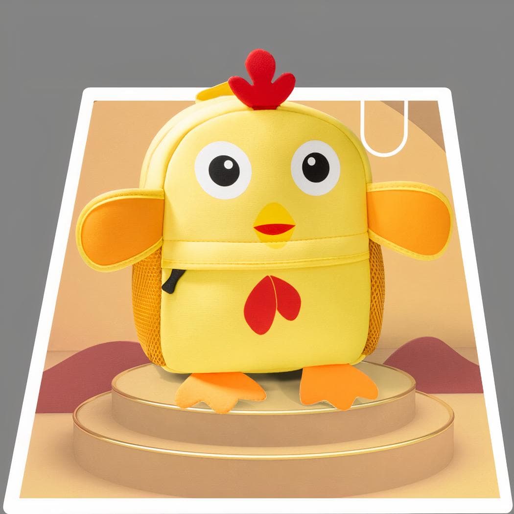 Sac à dos animaux 3D pour enfant - poussin