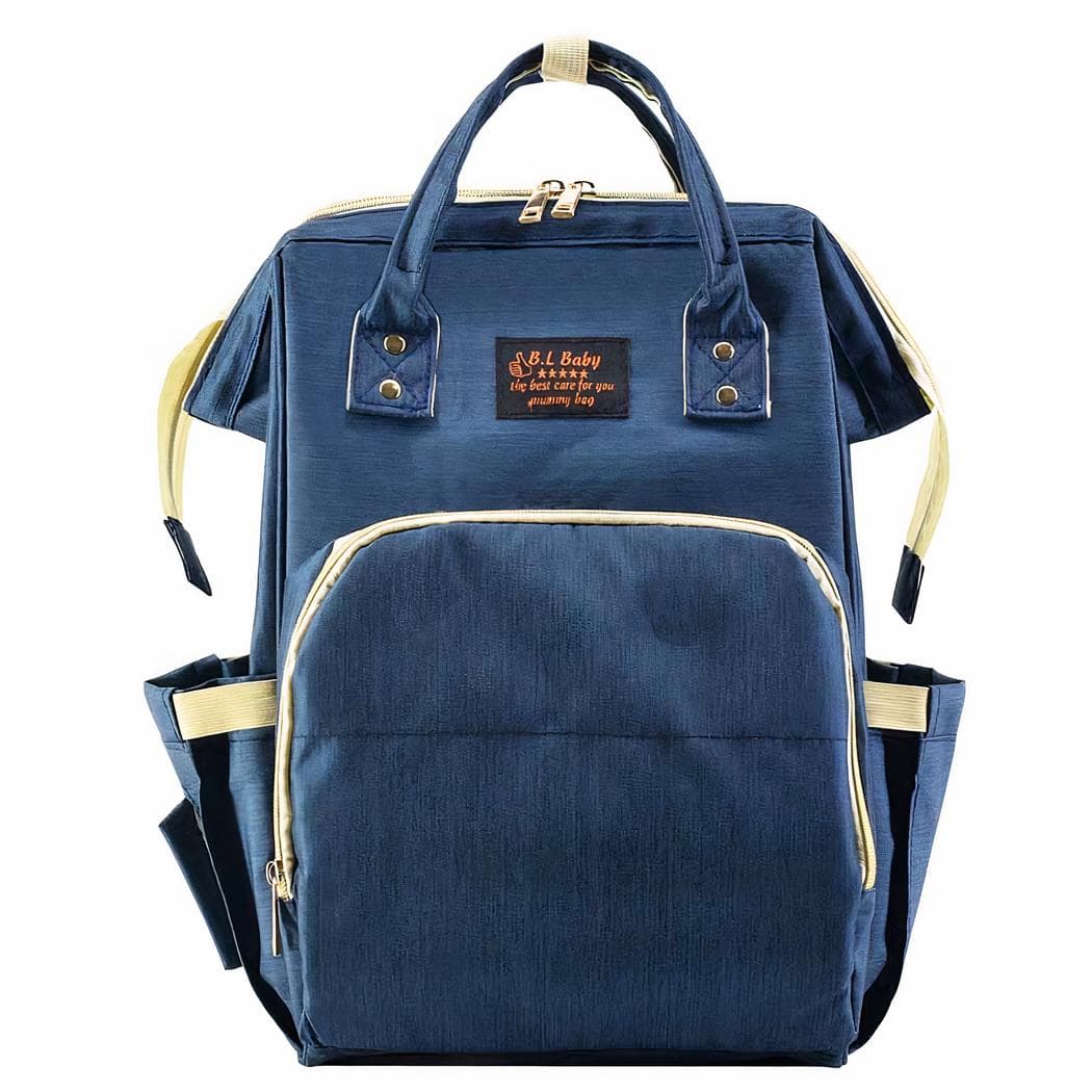 Sac à langer grande capacité couleur tendance - bleu