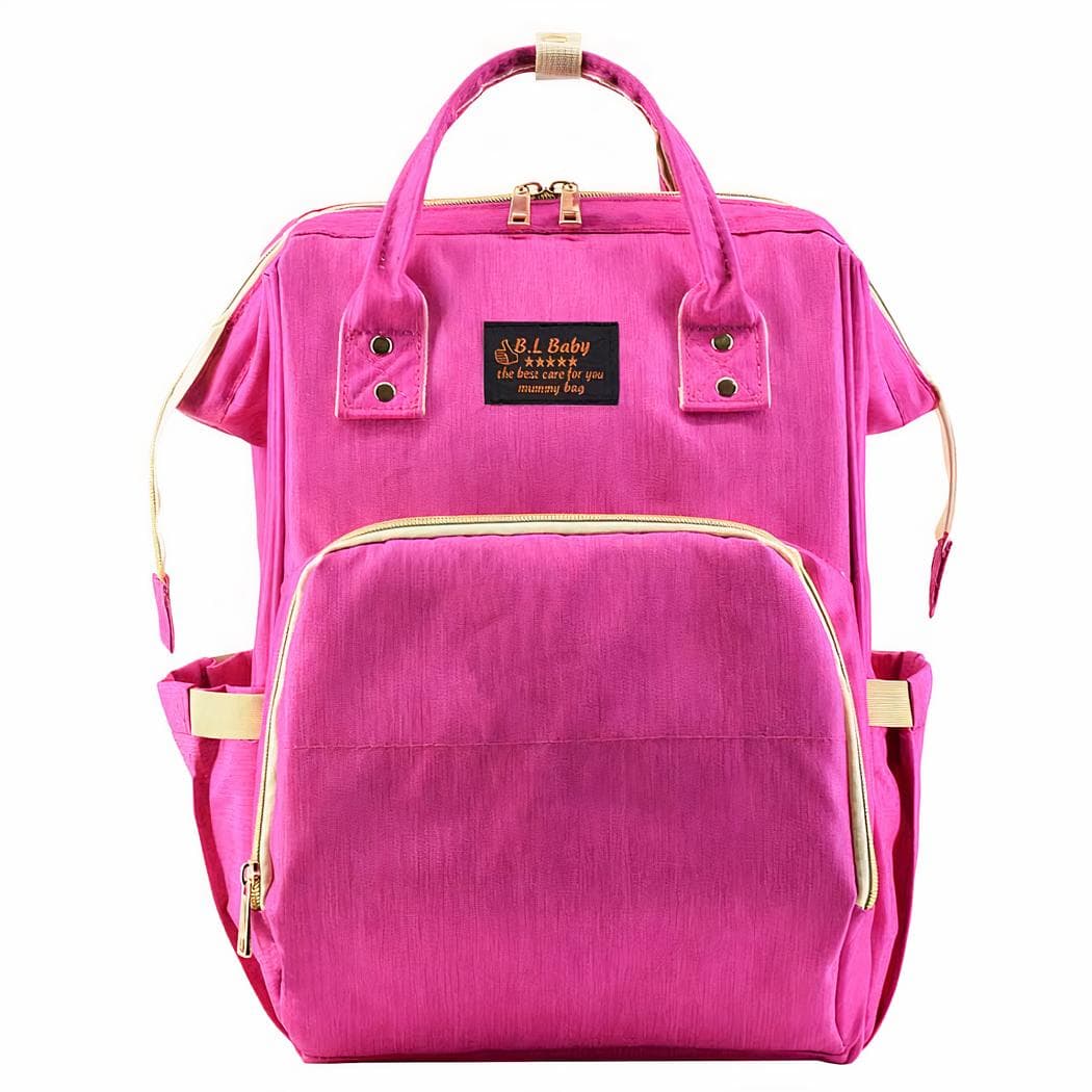 Sac à langer grande capacité couleur tendance - rose