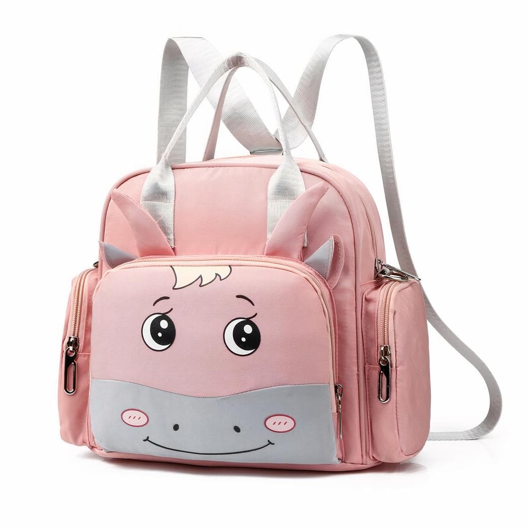 Mini sac à langer dessin animé pour bébé - rose