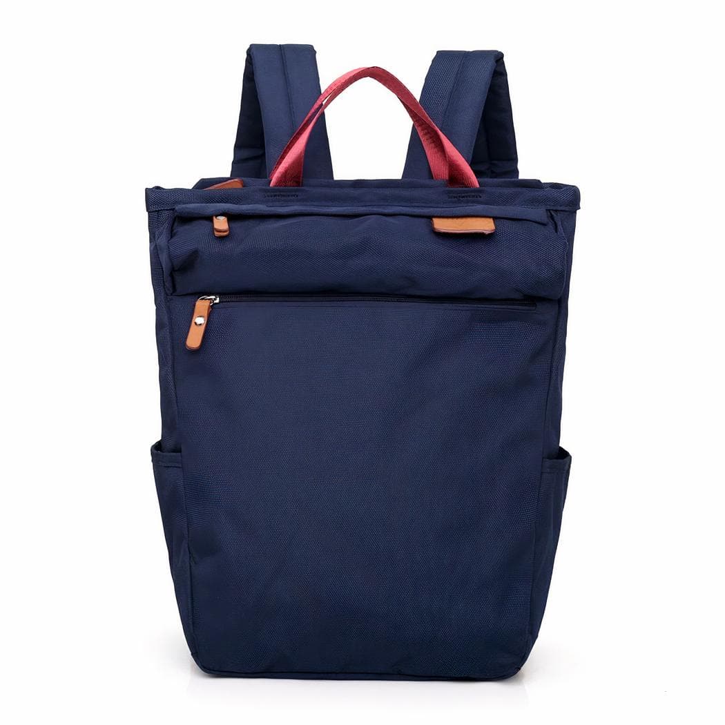 Sac à dos couleur unie pour maman - bleu