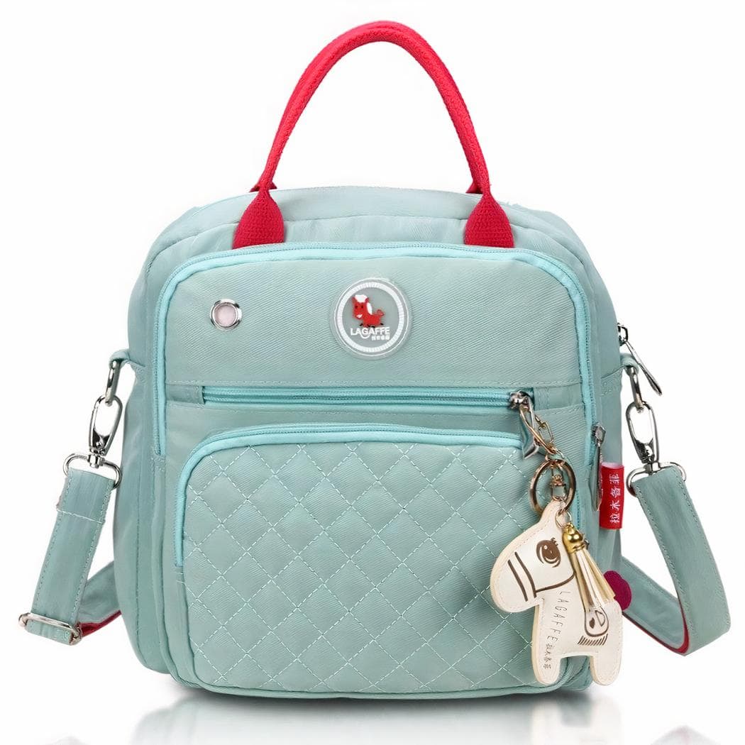 Sac à langer en toile - vert