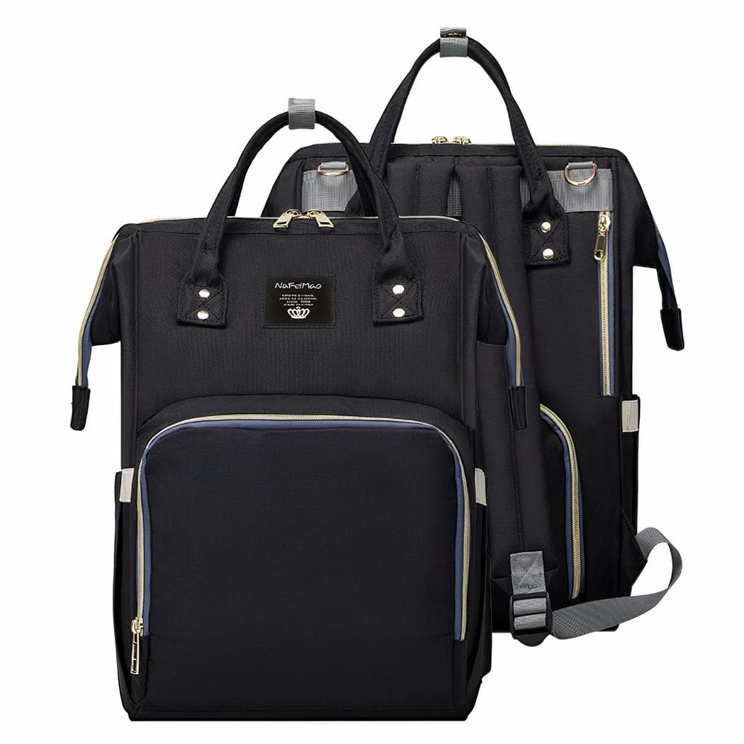 Sac à langer classique pour bébé - noir