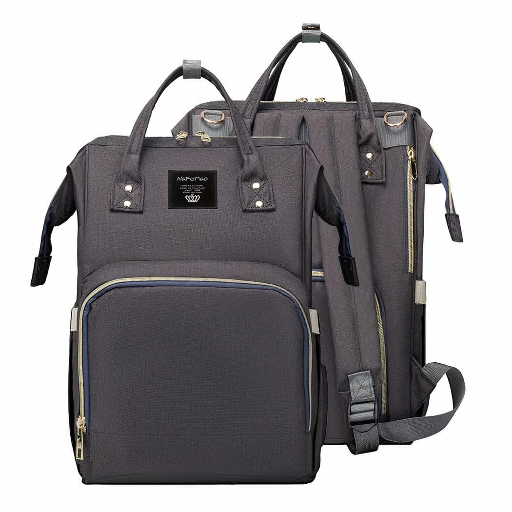 Sac à langer classique pour bébé - gris