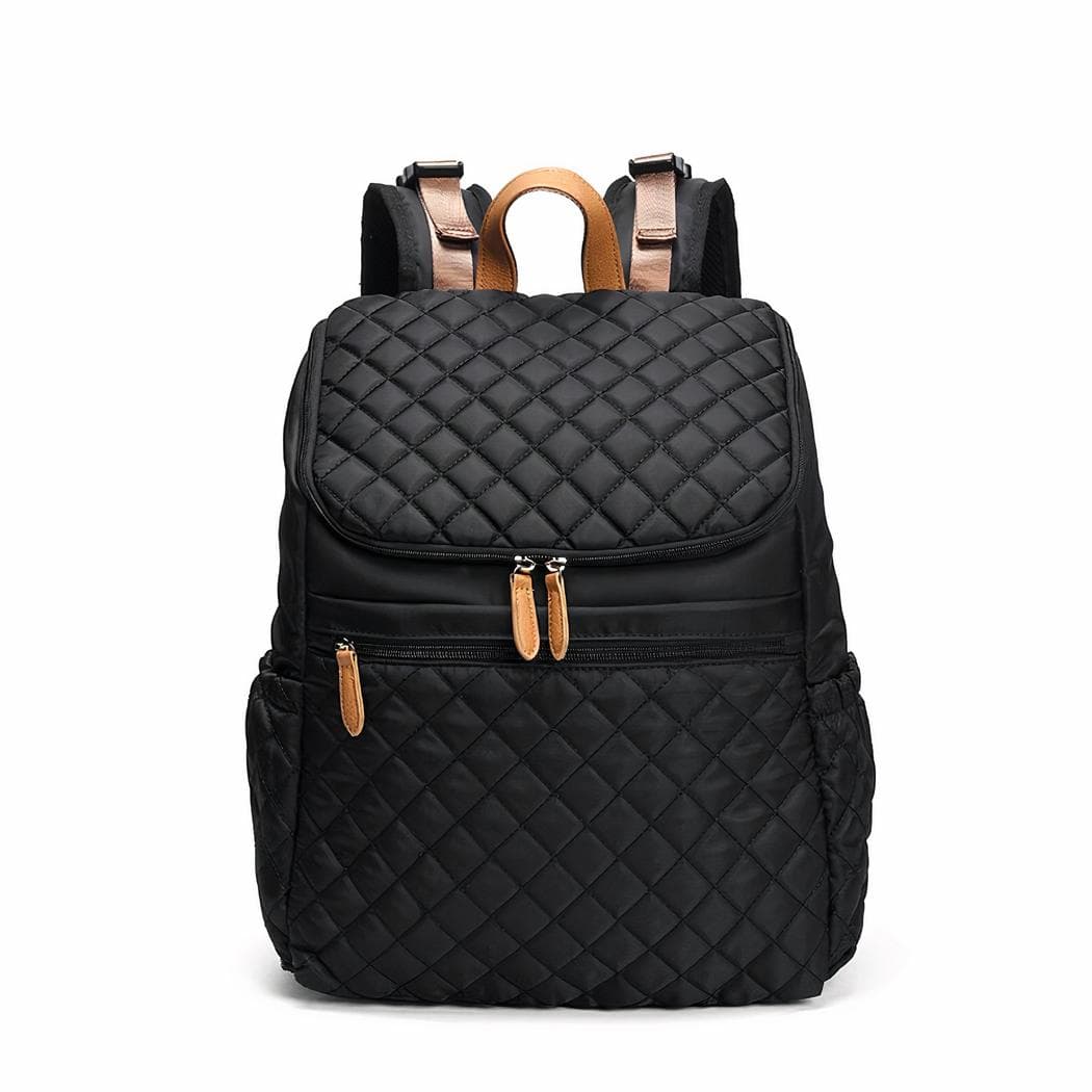 Sac à langer avec tapis pour bébé - noir