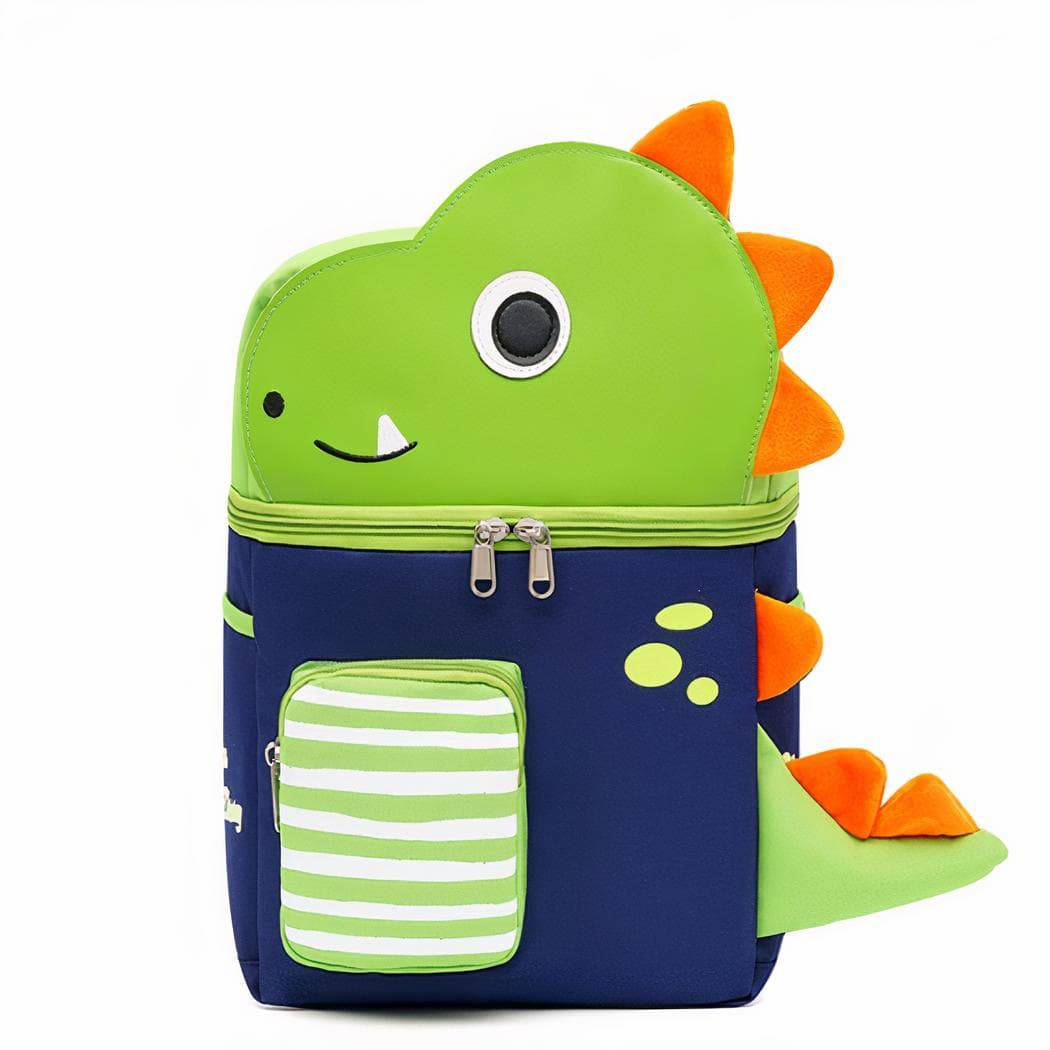 Sac à dos rectangulaire au design coloré pour enfant - vert