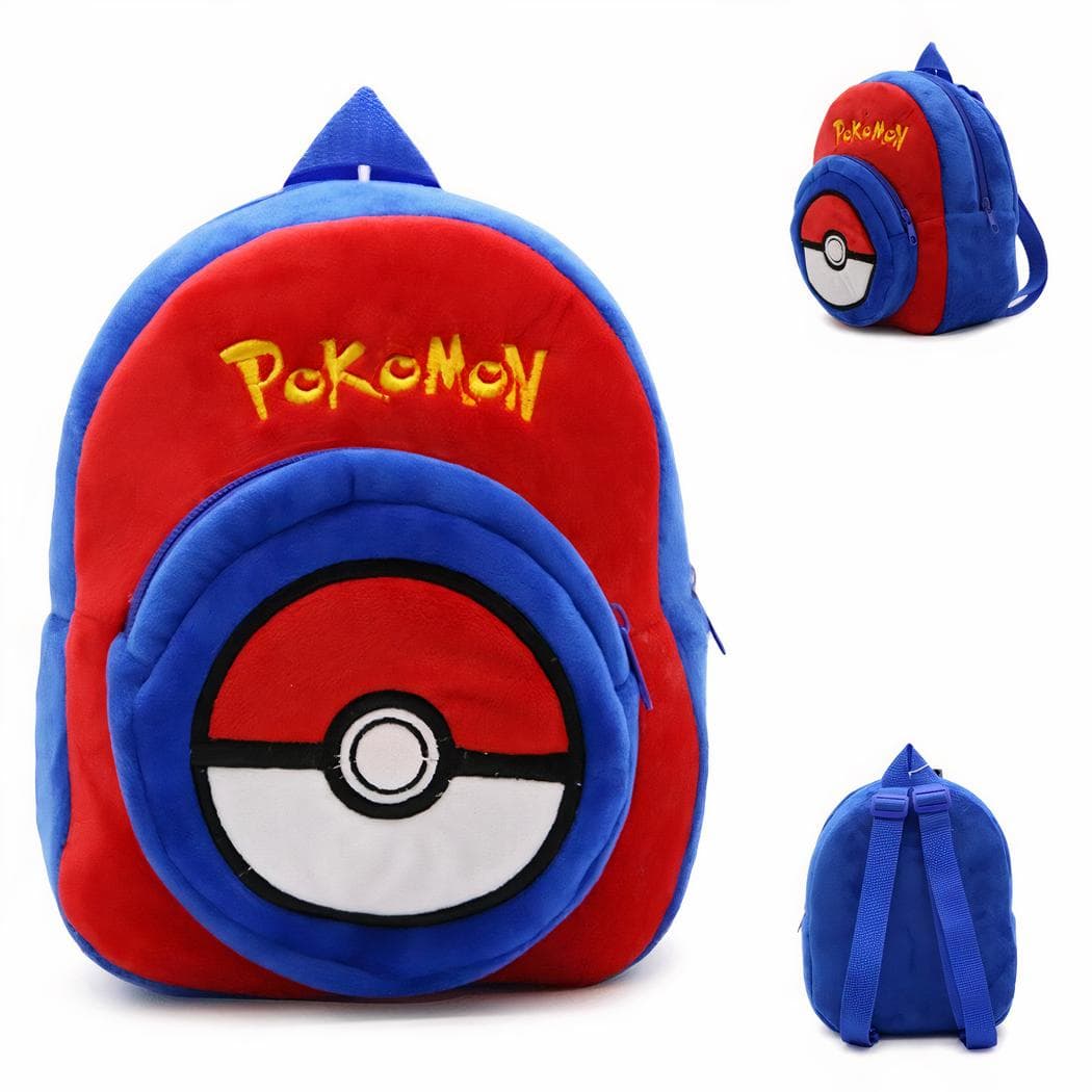 Sac à dos peluche Pokémon pour enfants - rouge