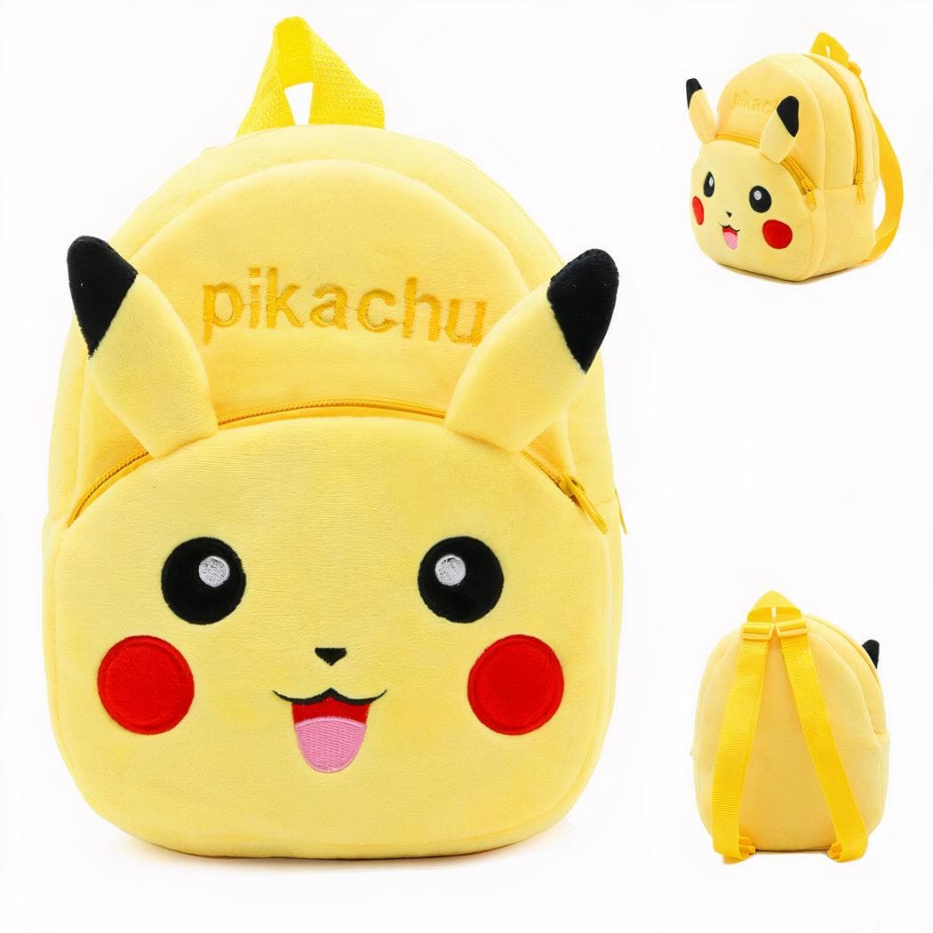 Sac à dos peluche Pokémon pour enfants - jaune