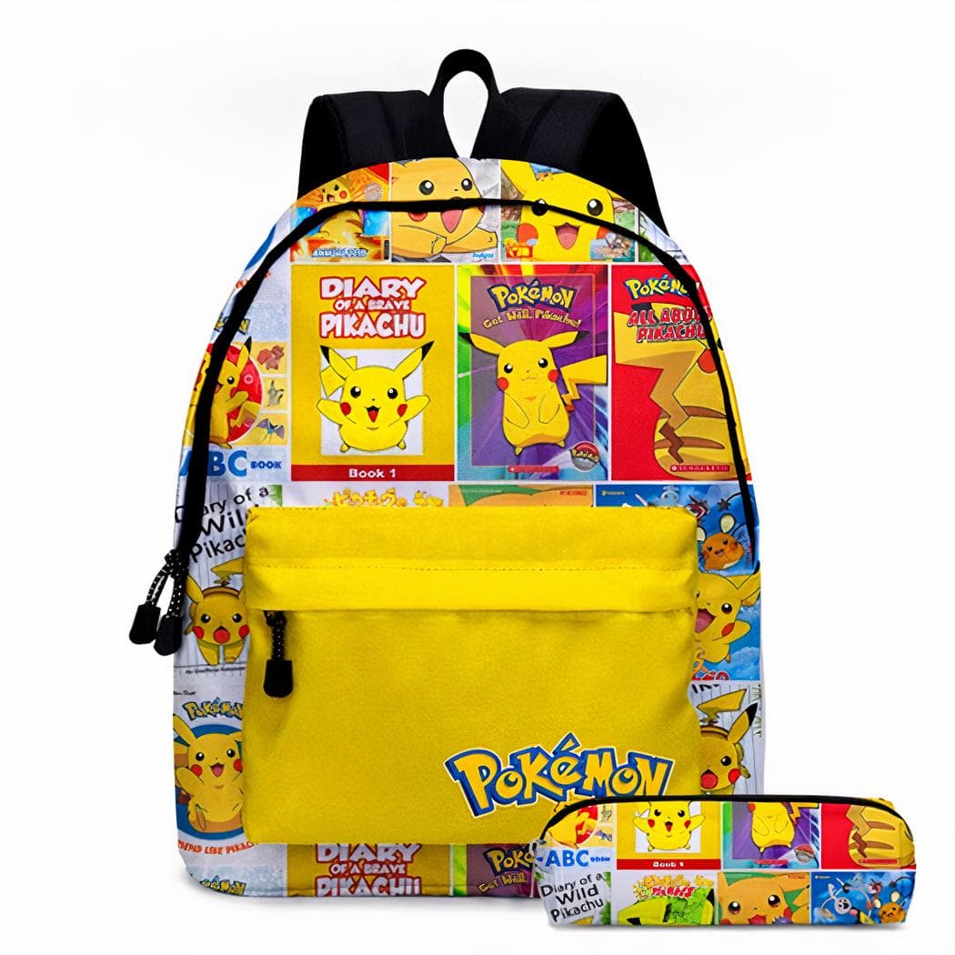 Sac à dos Pokémon Go pour enfants - jaune