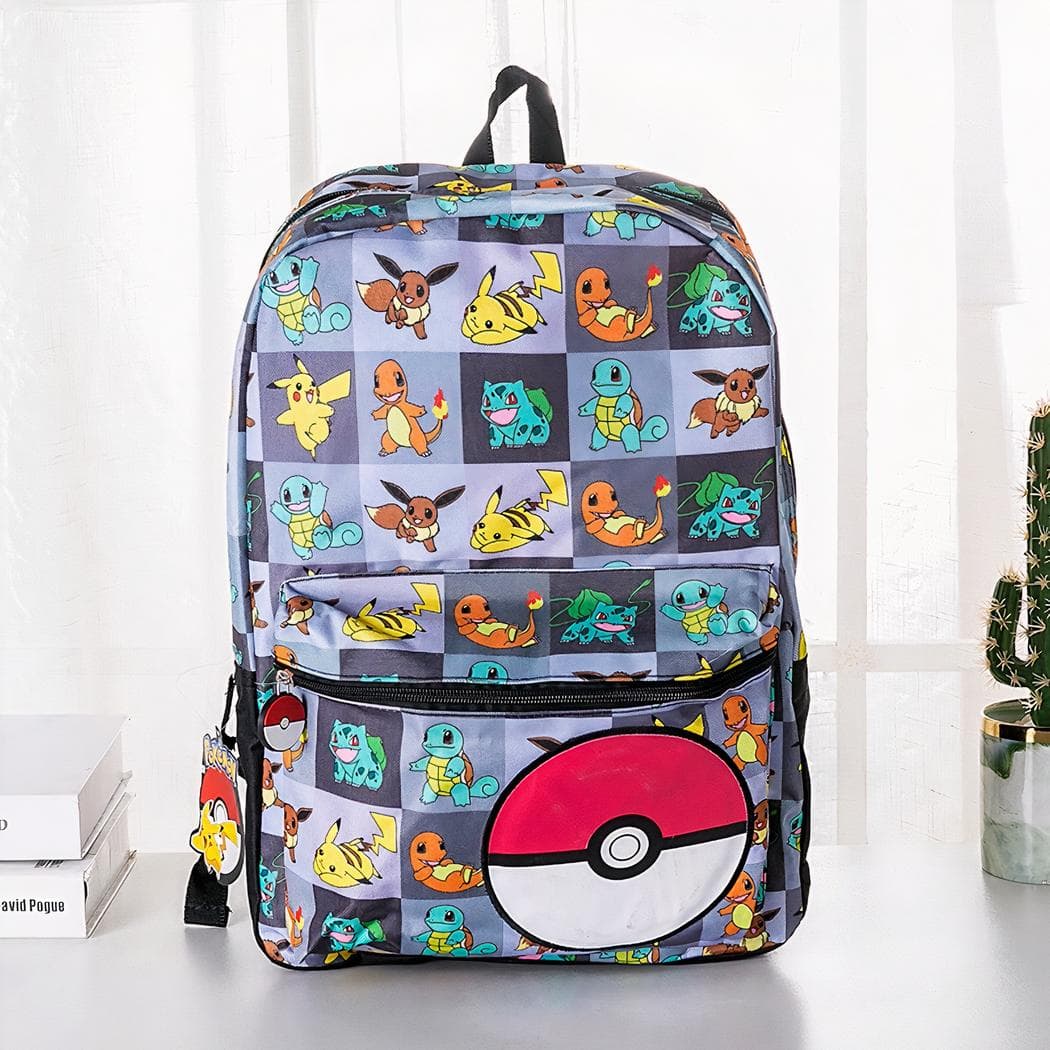 Sac à dos Pokémon Go pour enfants - gris