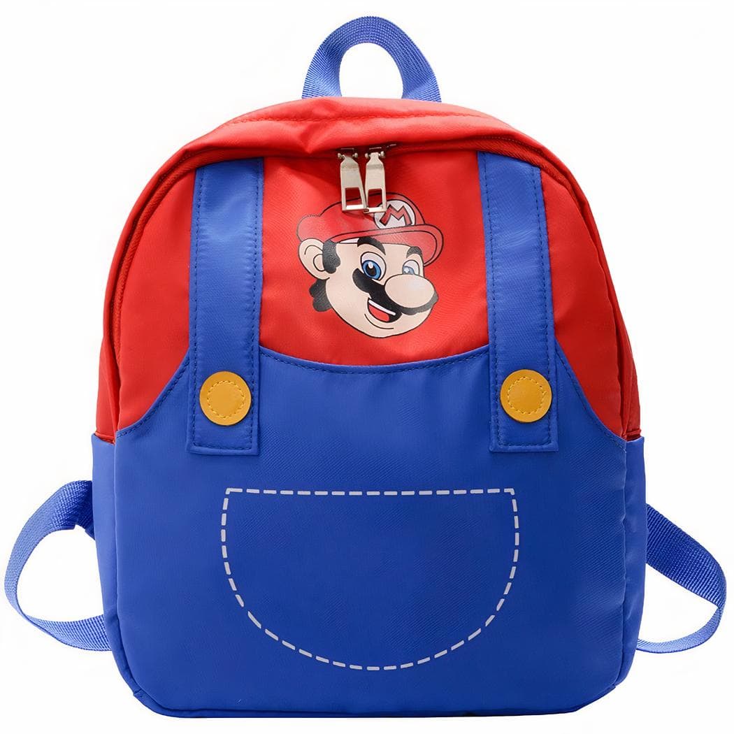 Cartable Super Mario pour enfants - rouge