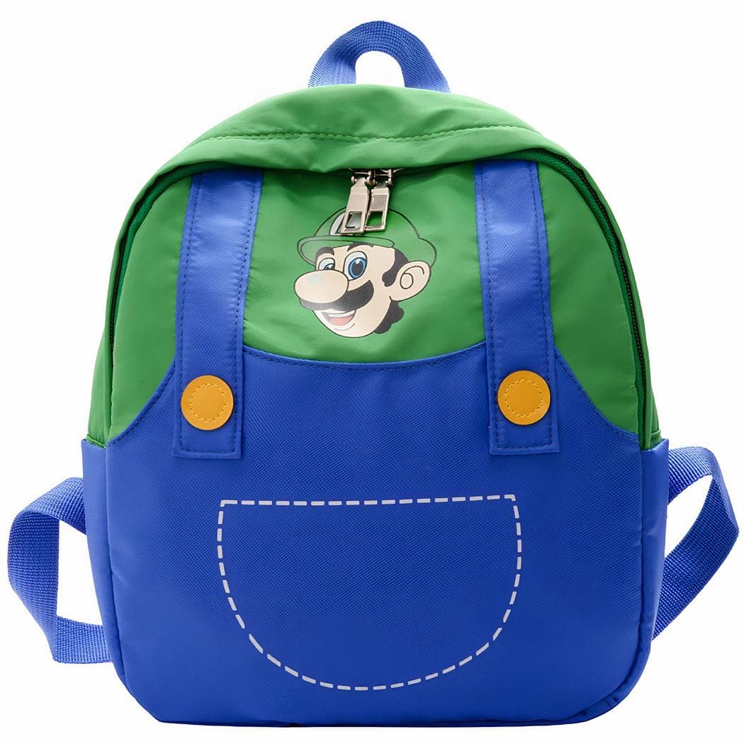 Cartable Super Mario pour enfants - vert