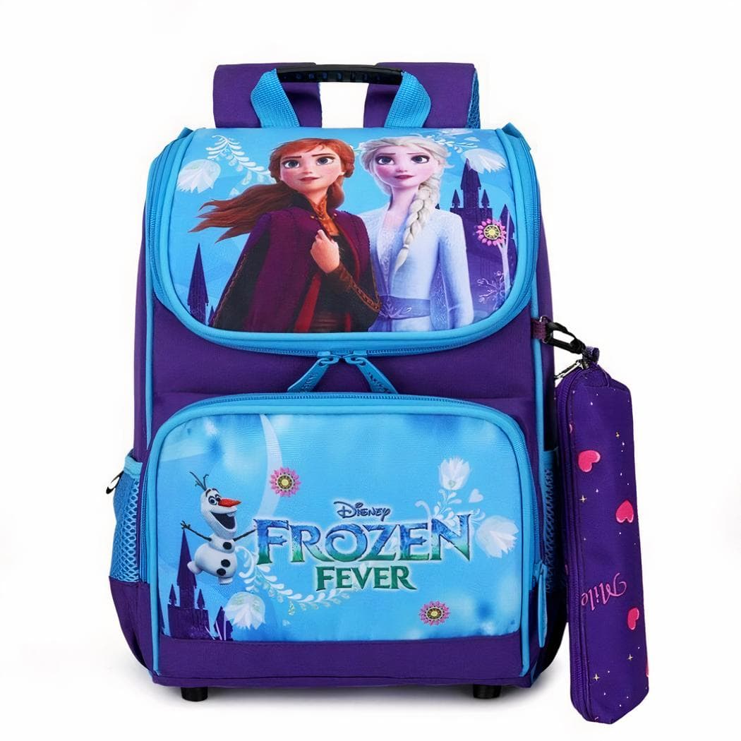 Sac à dos Disney de grande capacité pour enfants - bleu