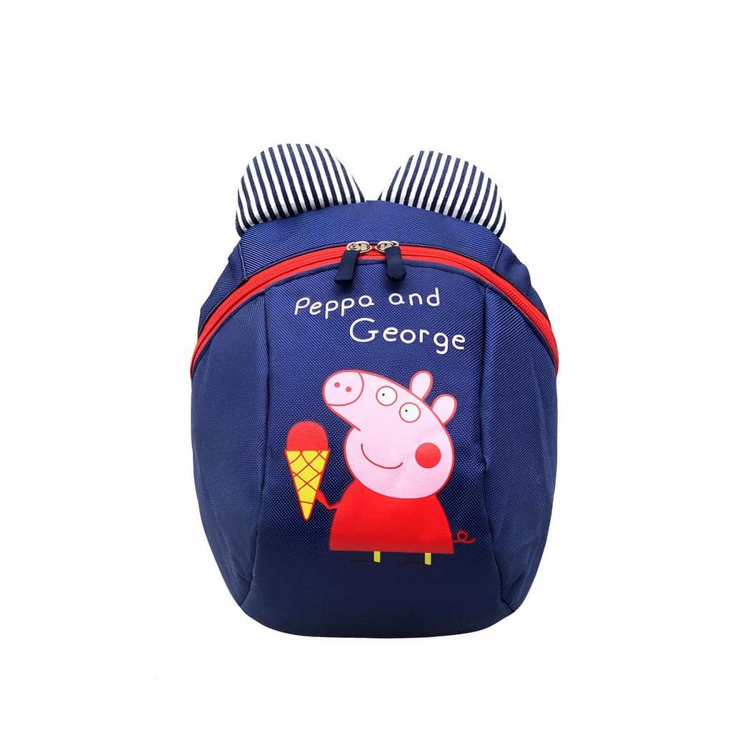 Sac à dos Peppa Pig pour enfants - bleu-fonce