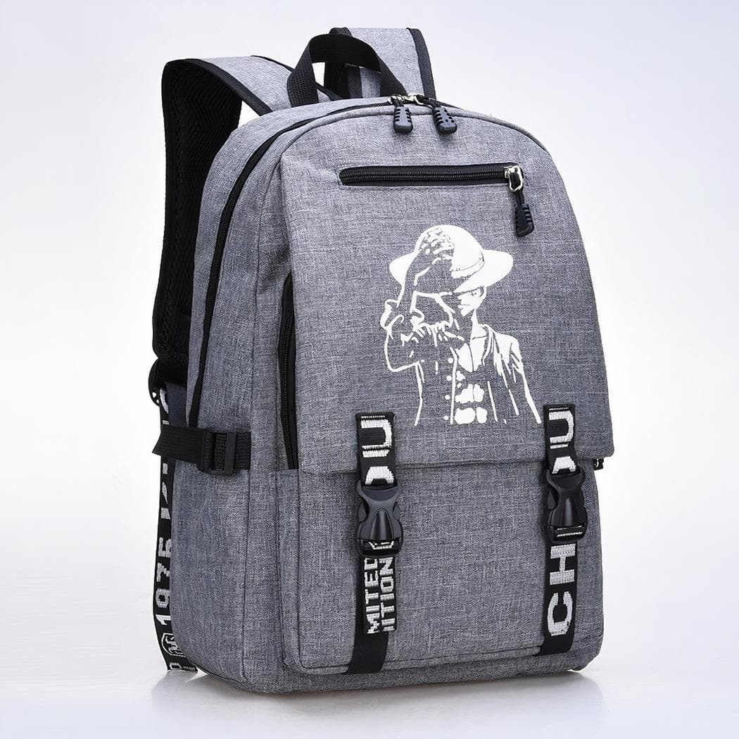 Sac à dos One Piece Monkey D. Luffy - gris