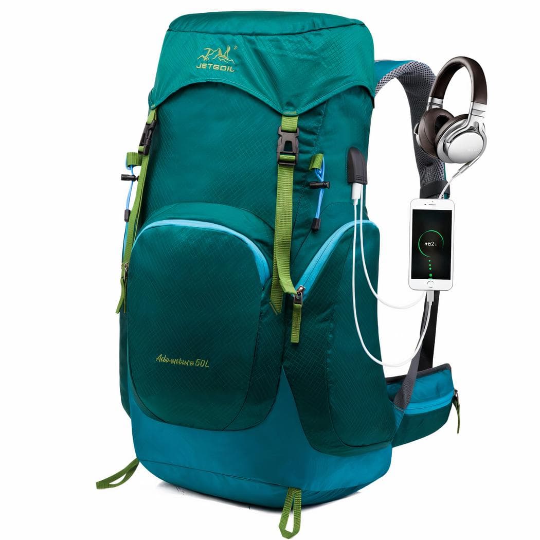 Sac à dos de randonnée couleur unie - vert