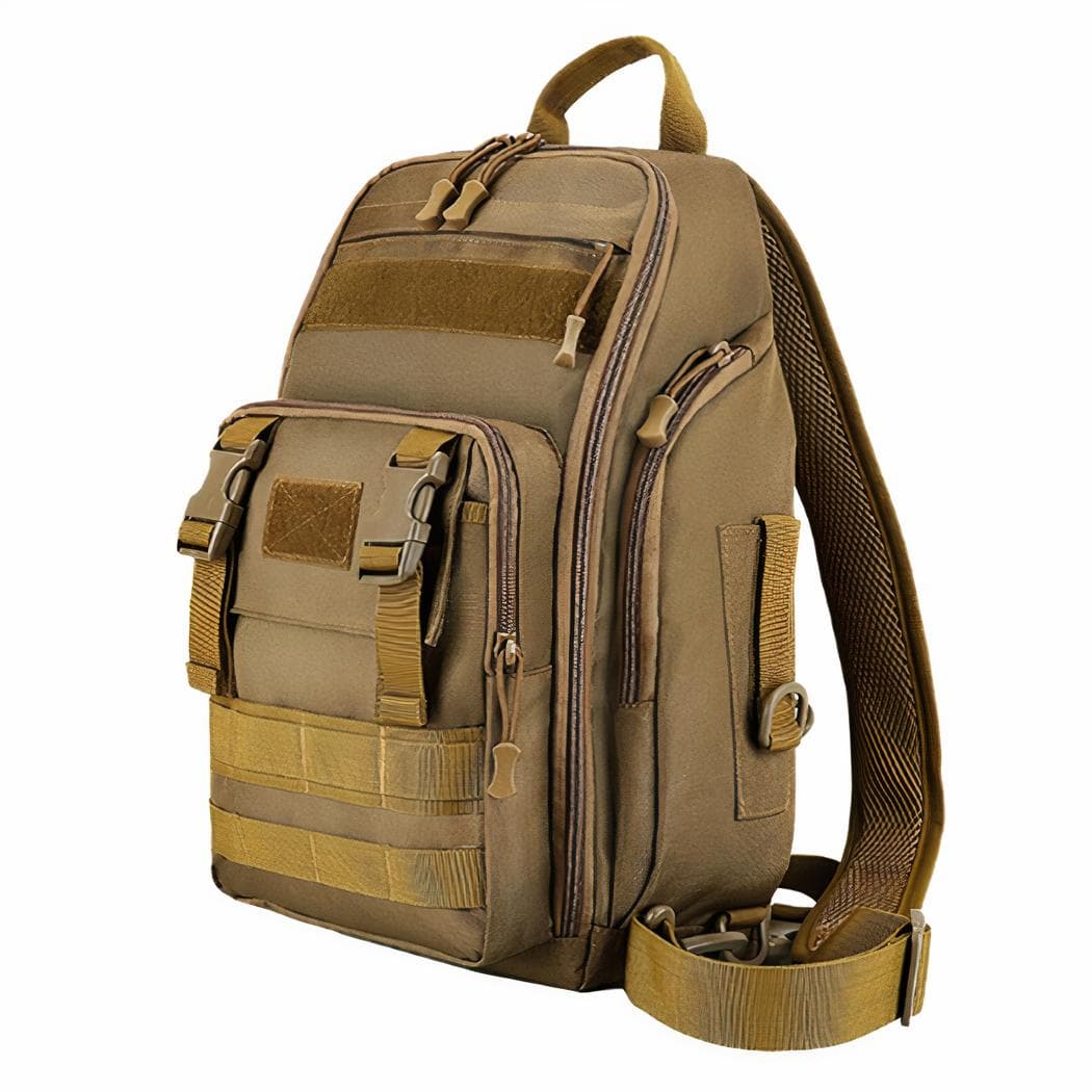 Sac à dos pour matériel de pêche - marron
