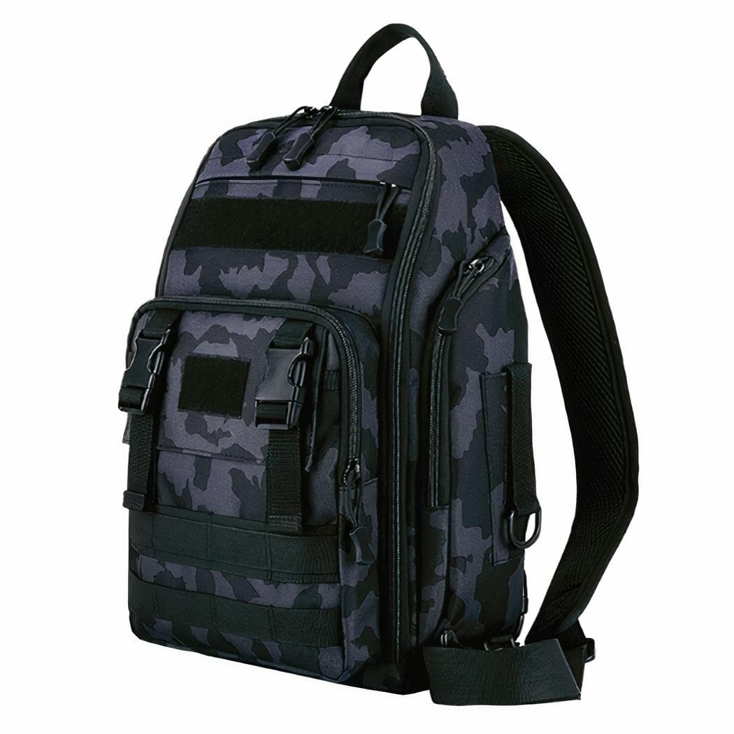 Sac à dos pour matériel de pêche - gris
