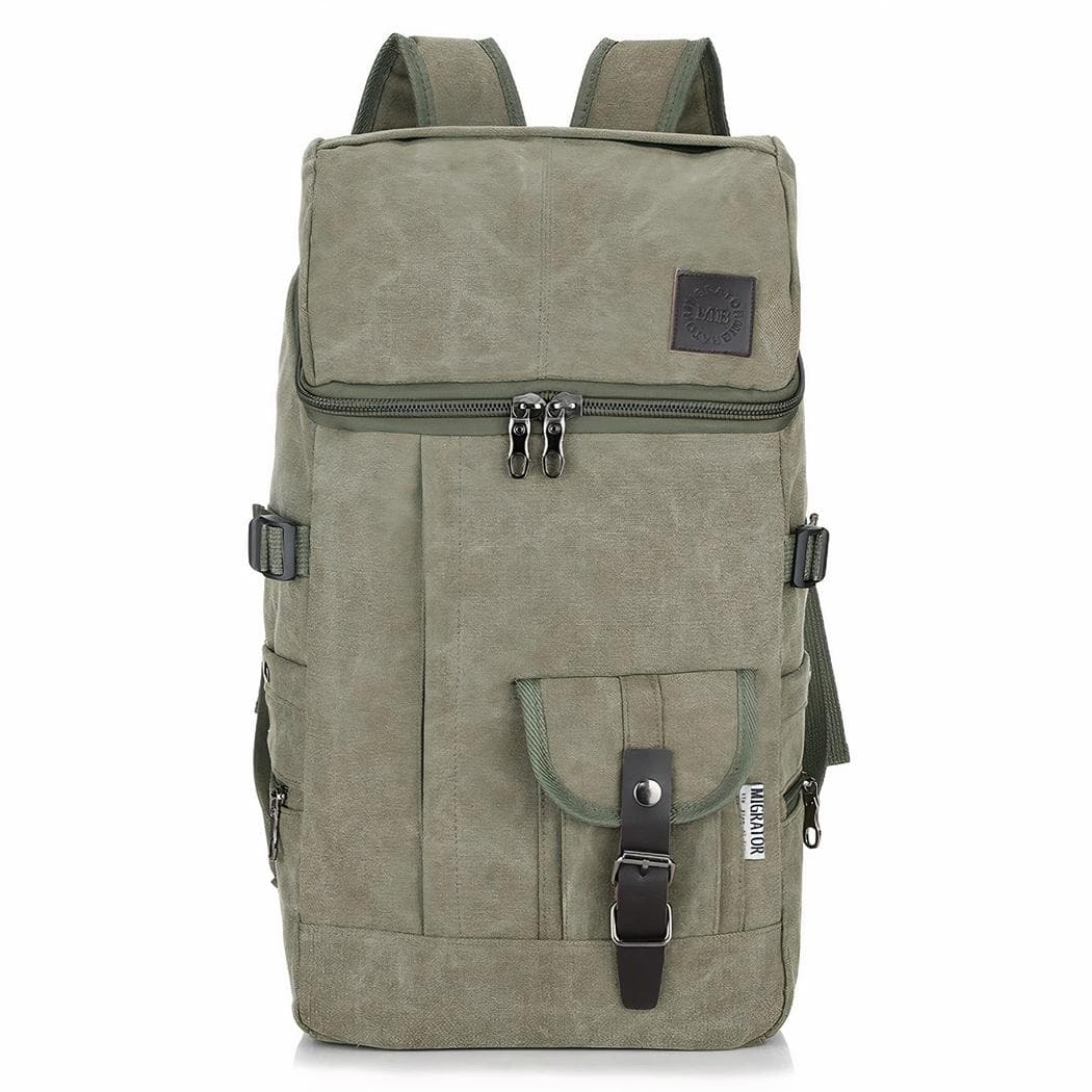 Sac à dos voyage élégant pour homme - vert