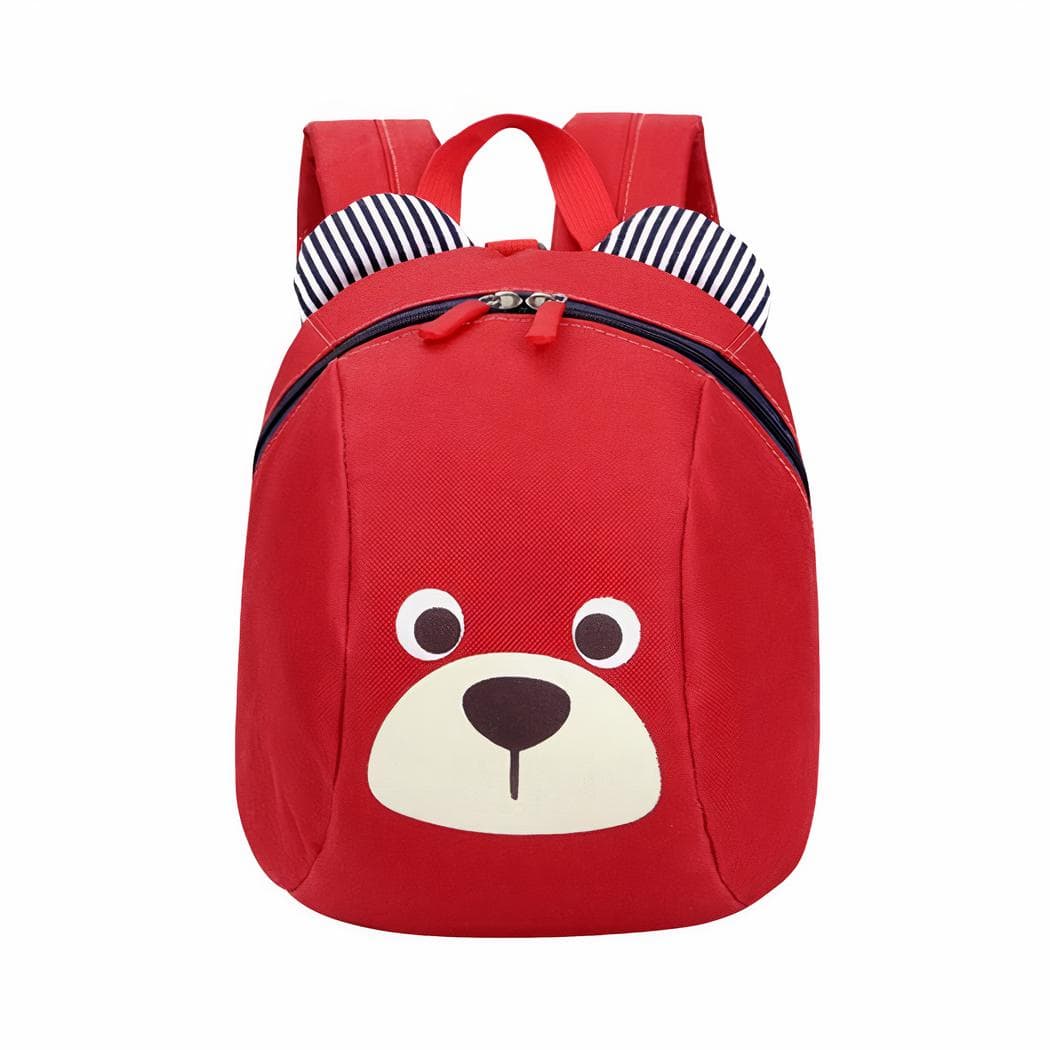 Petit sac à dos avec motif de chien pour enfants - rouge