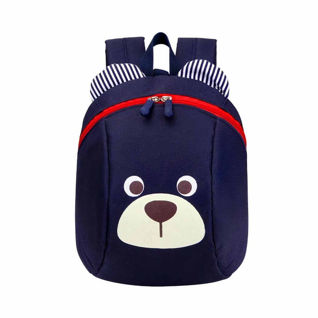 Petit sac à dos avec motif de chien pour enfants - bleu