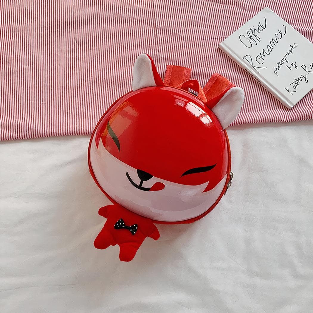 Petit sac à dos pour bébé avec coque rigide - rouge