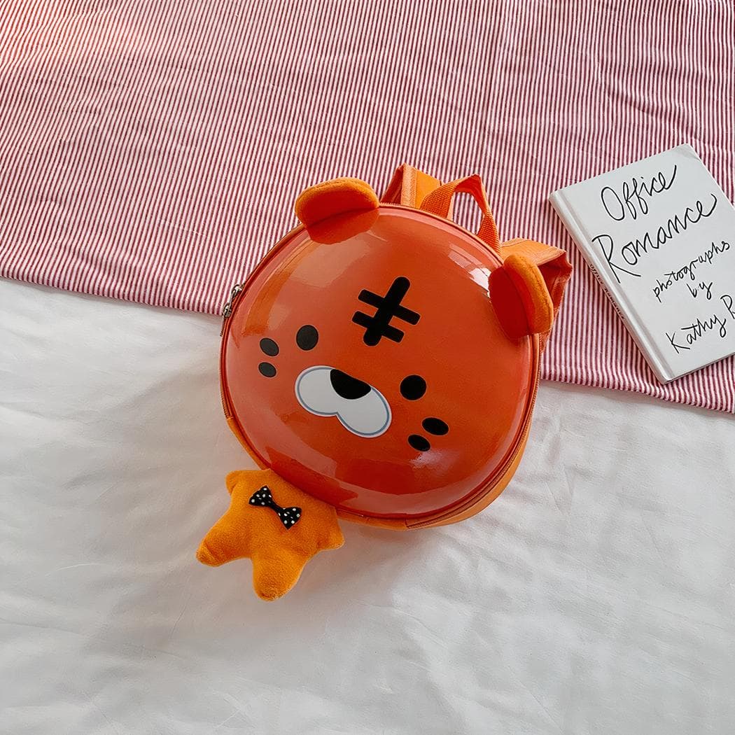 Petit sac à dos pour bébé avec coque rigide - orange