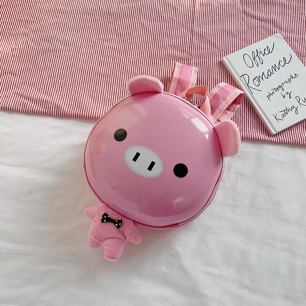 Petit sac à dos pour bébé avec coque rigide - rose