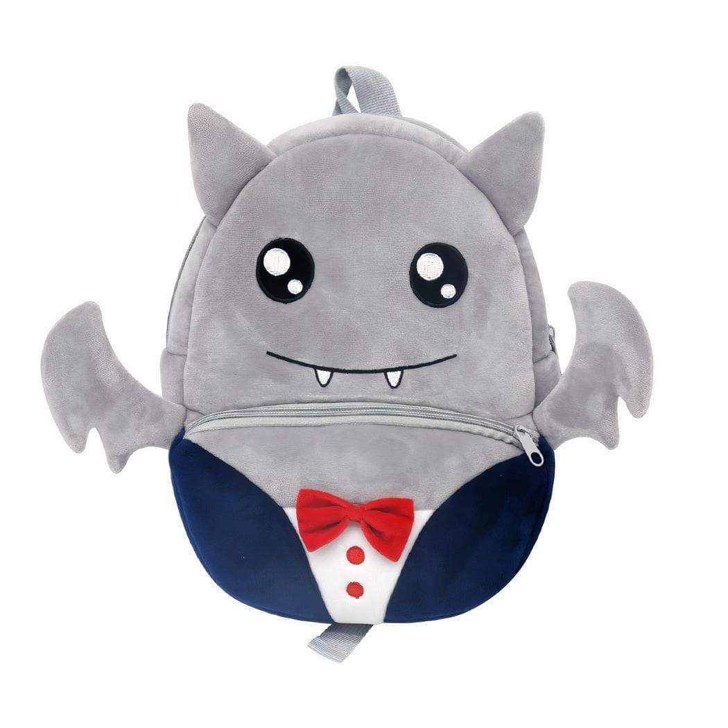Sac à dos animaux en peluche - gris