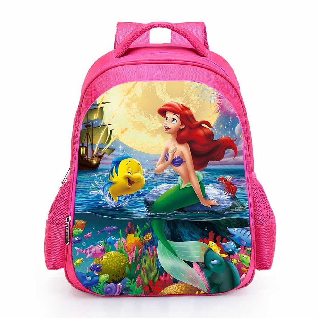 Sac à dos la petite sirène pour fille - vert