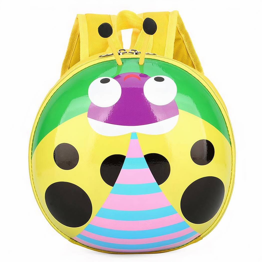 Sac à dos coccinelle pour enfant - jaune