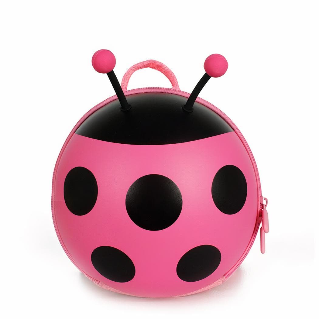 Mini sac à dos en forme de coccinelle - rose