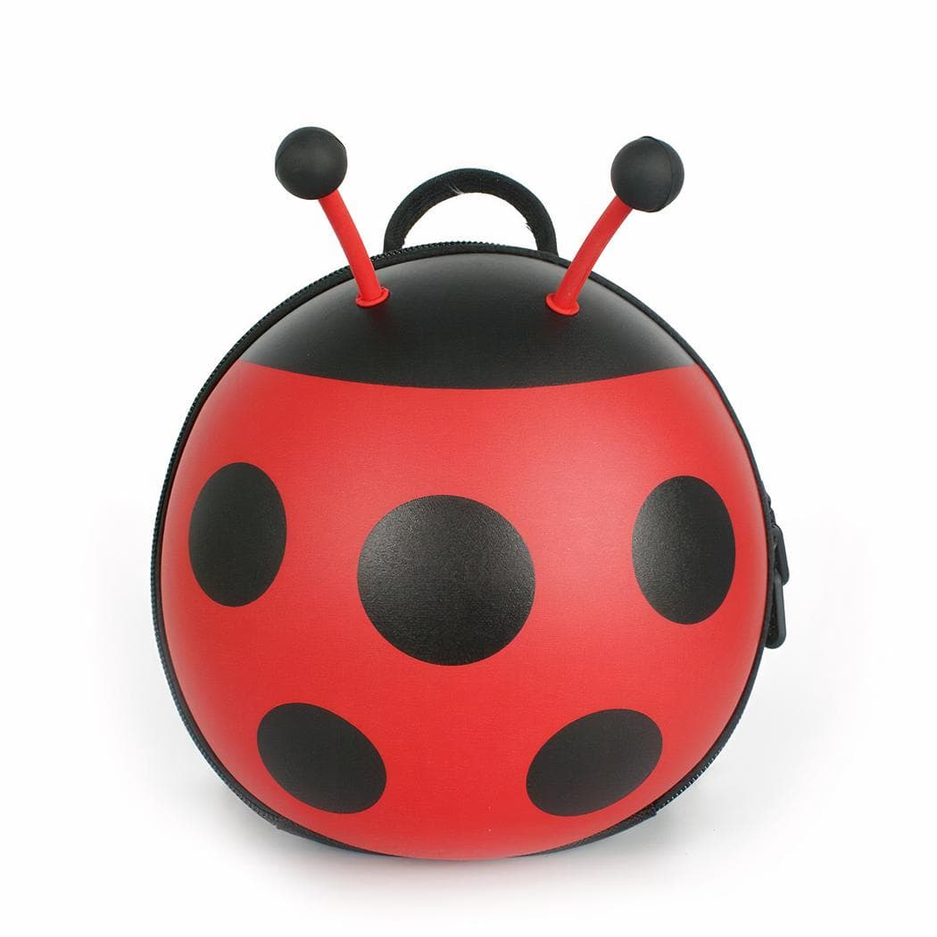Mini sac à dos en forme de coccinelle - rouge